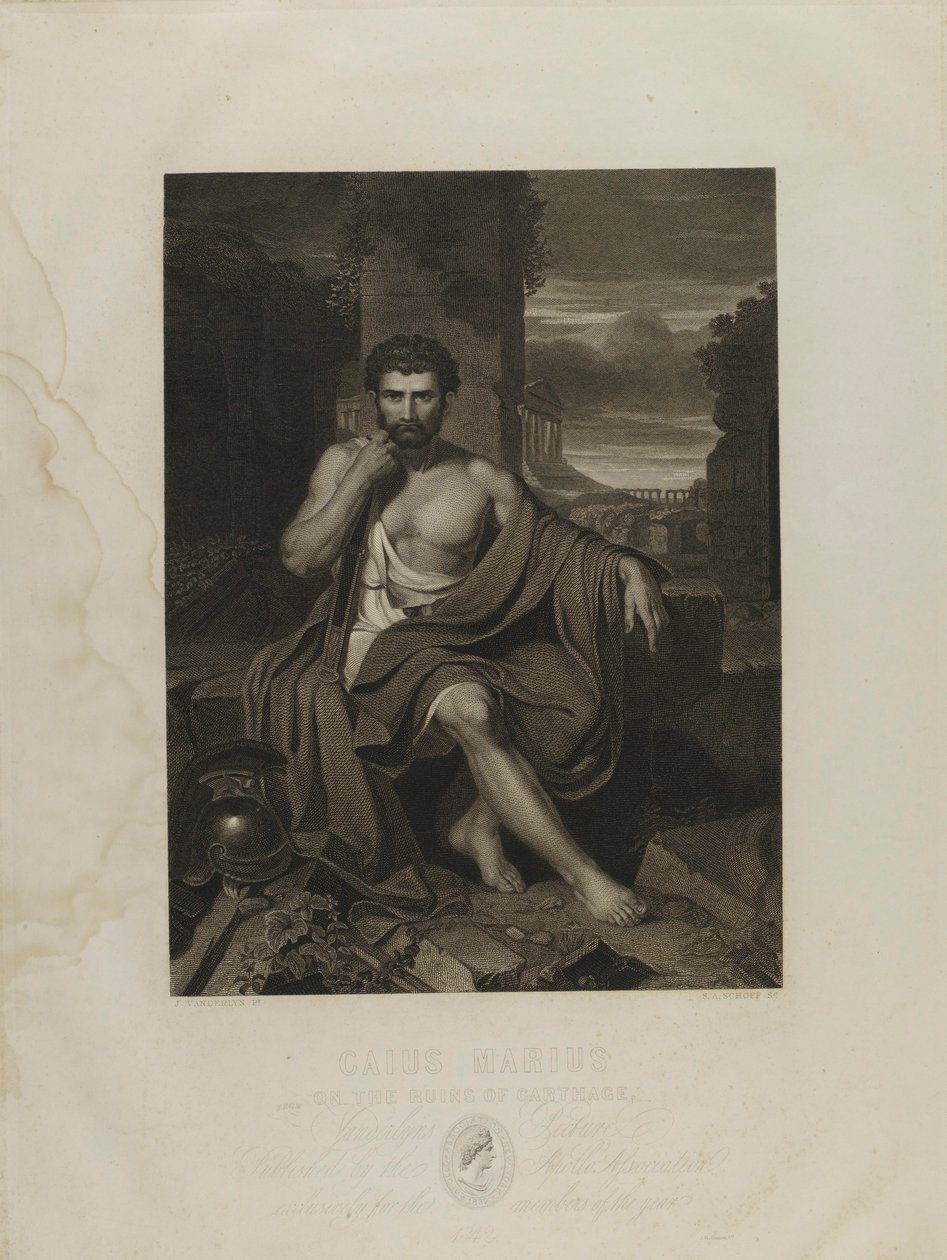 Caius Marius på ruinerne af Karthago af Schoff, Stephen Alonzo