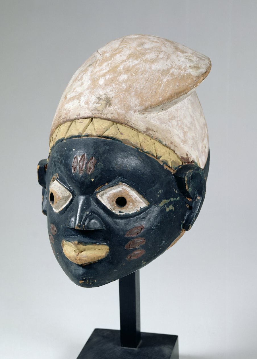 Gelede maske fra Yoruba Society, Nigeria af School African