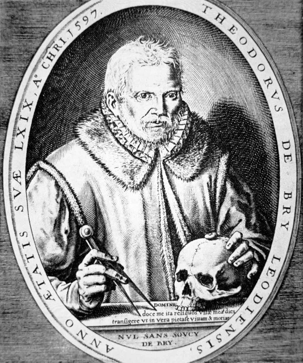 Theodore de Bry (litho) af School American