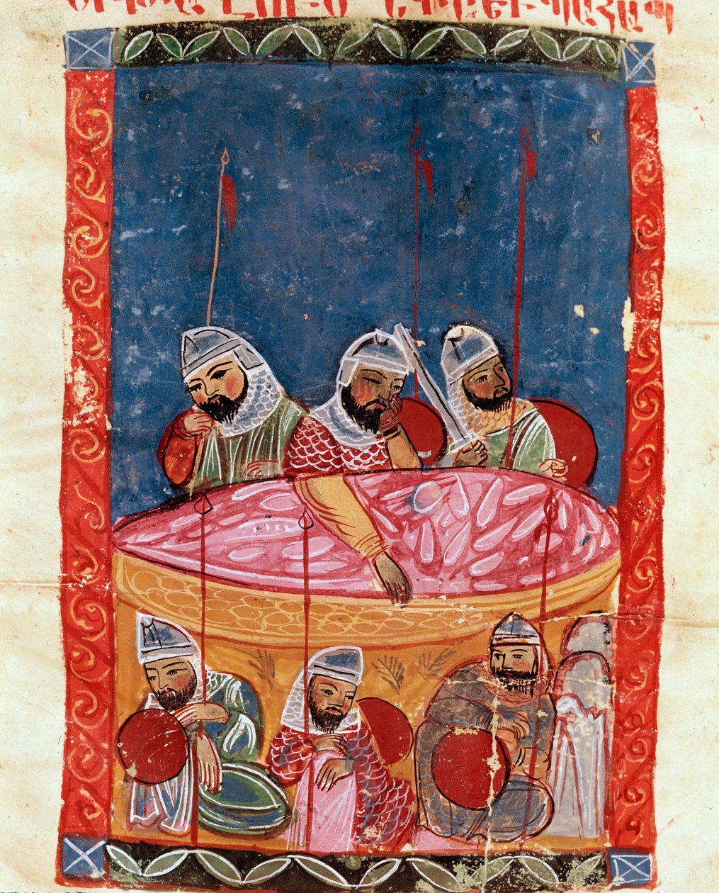 Vagter ved Kristi grav (Miniature af School Armenian