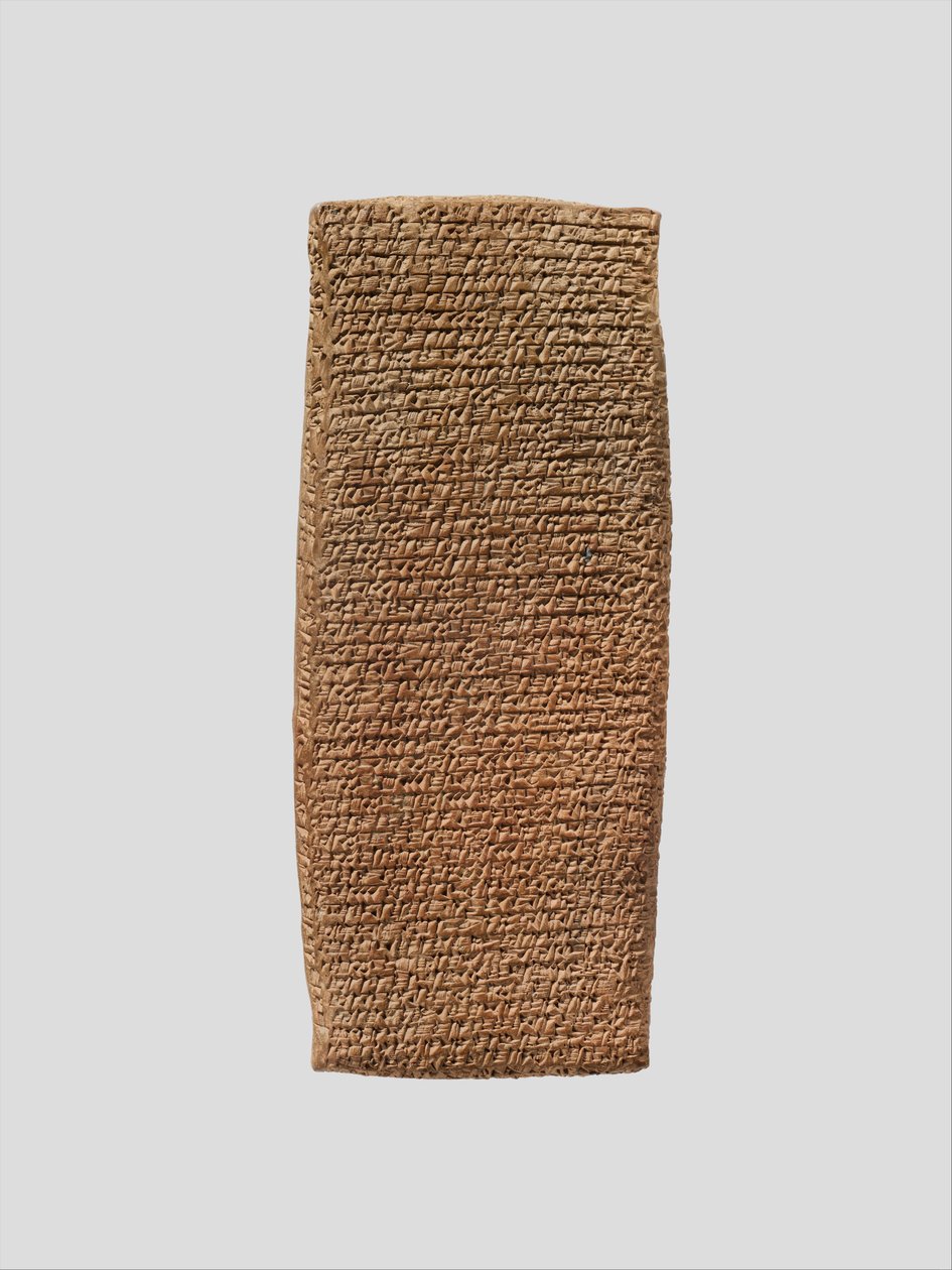 Kileskriftstavle: optegnelse af en retssag, ca. 20.–19. århundrede f.Kr. (ler) af School Assyrian