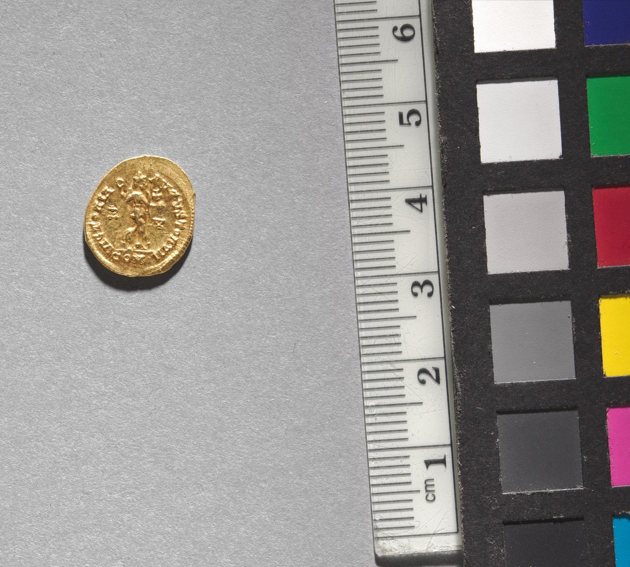 Solidus of Arkadios (bagside), 395-408 (guld) (se CVL 499734 for forside) af School Byzantine