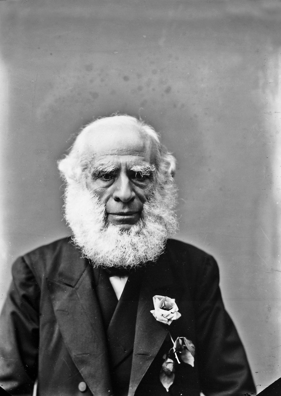 Portræt af en ældre mand af Henry Charles Fehr