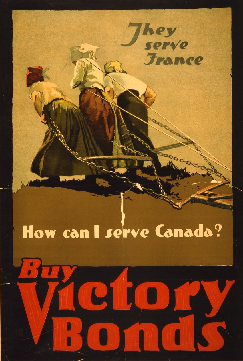 De tjener Frankrig, hvordan kan jeg tjene Canada? Køb Victory Bonds af School Canadian