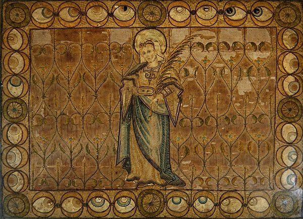 Saint Lucy (broderi) af School Catalan