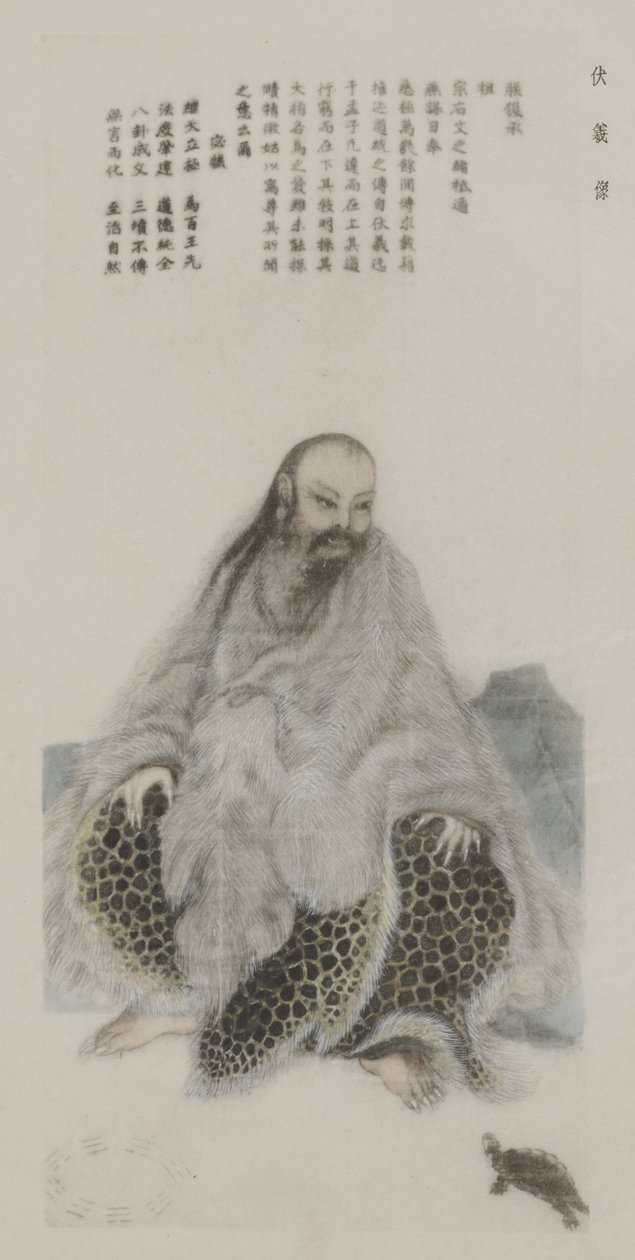 Fra malerier i det gamle kejserpalads af School Chinese
