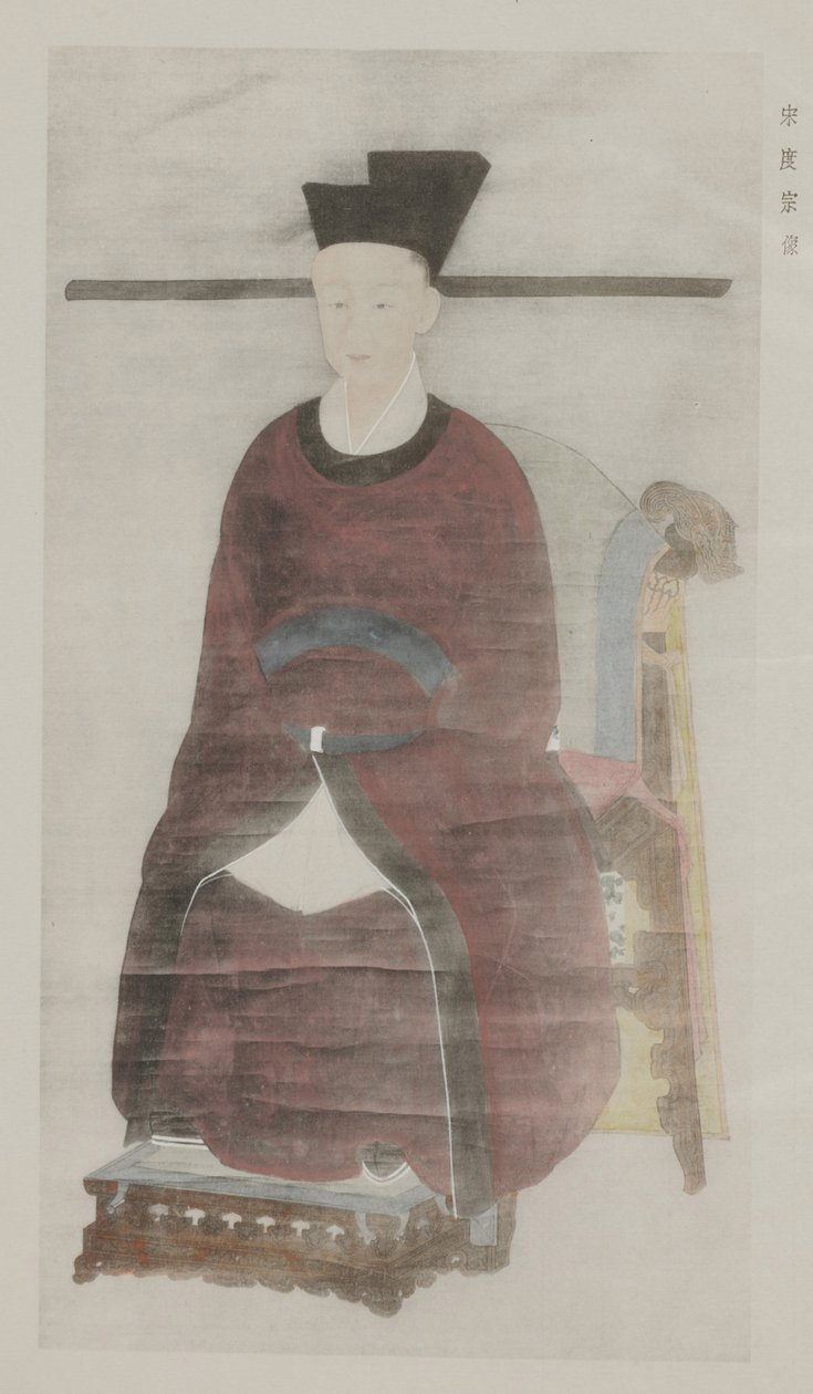 Fra malerier i det gamle kejserpalads af School Chinese