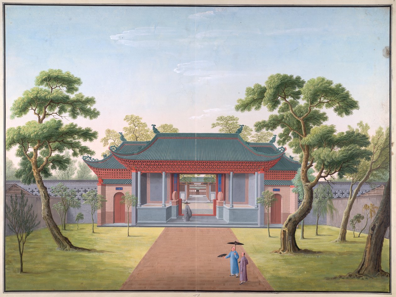 Honam Temple - Indgangsport af School Chinese