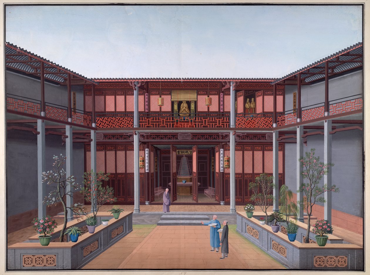 Honam Temple - Hall of Kuan Yin, gårdhave til Zen af School Chinese