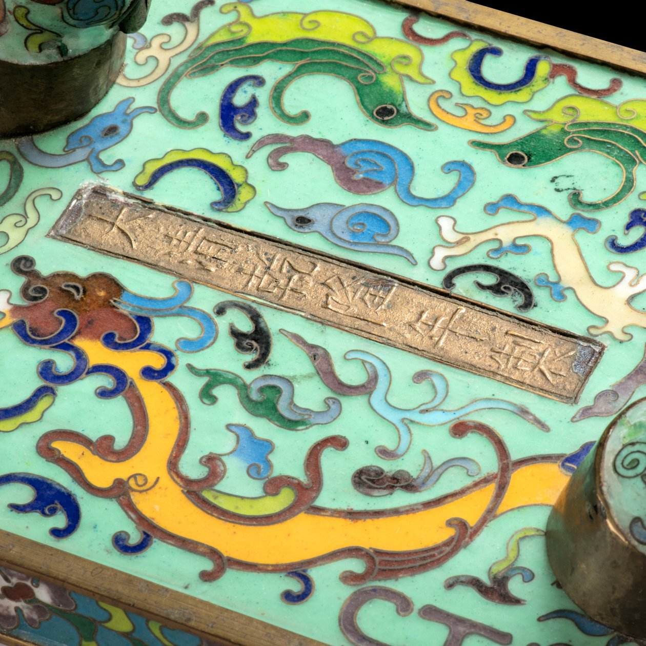 Hest, 20. århundrede (cloisonné-emalje) af School Chinese