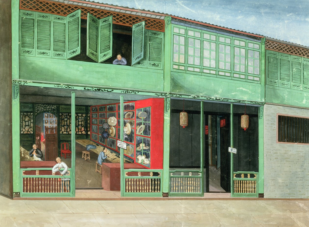 Skrædderbutikken Polly China st. new - tæt ved den spanske Hong ... Lamqua the painter