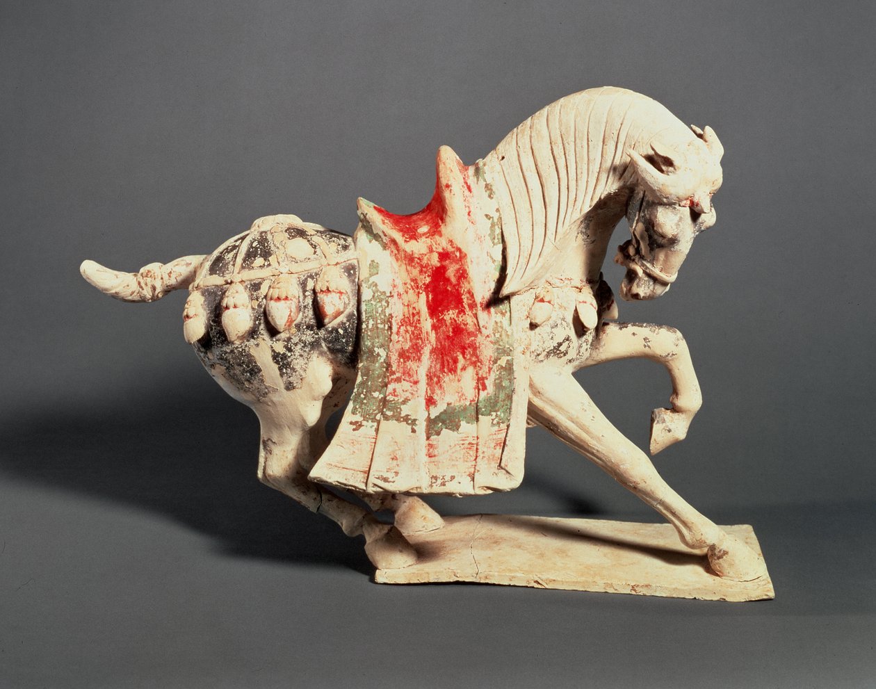 Stigende hest, gravfigur, 7.-begyndelsen af 8. århundrede, T