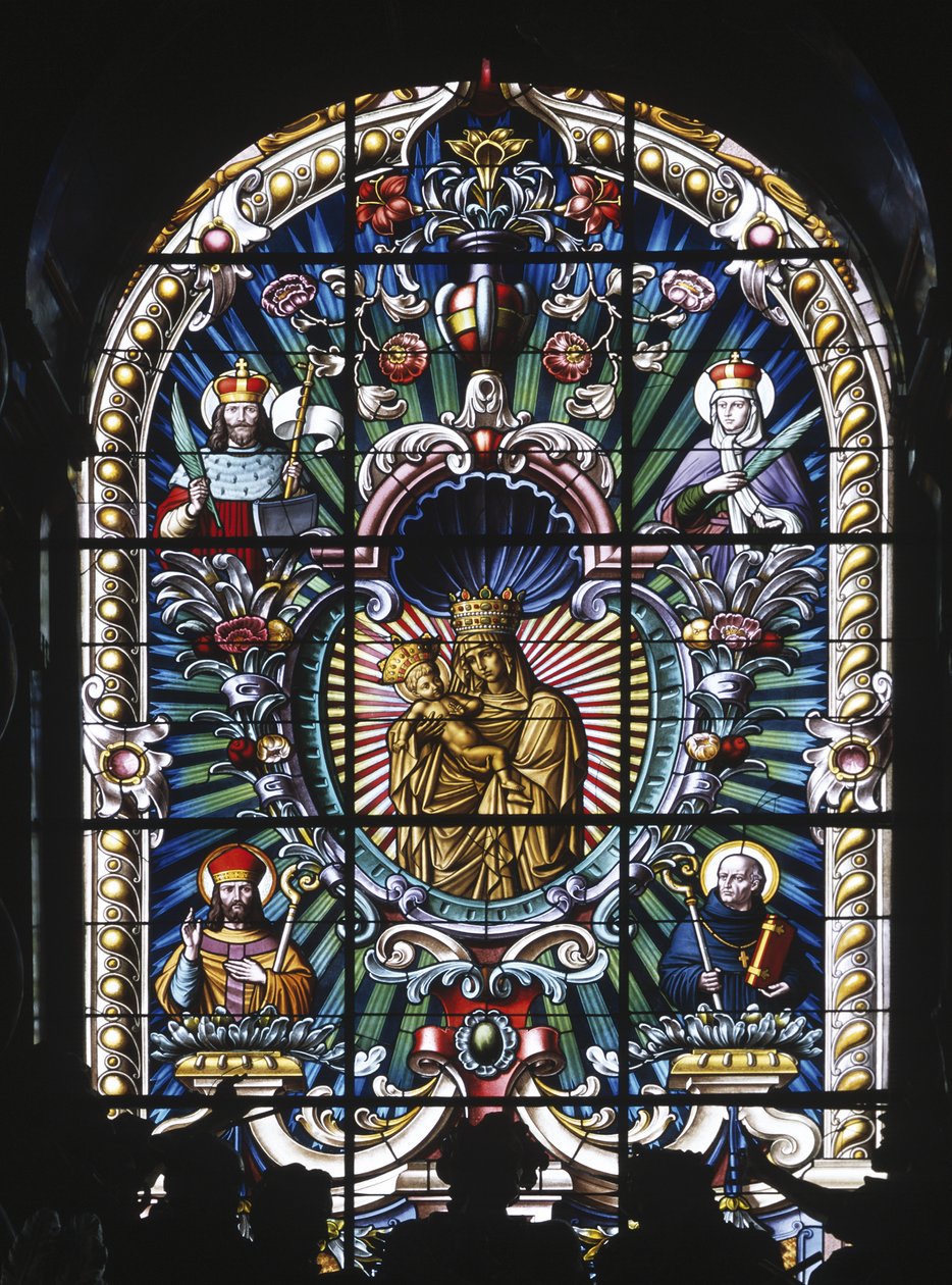 Apsis vindue (farvet glas) af School Czech