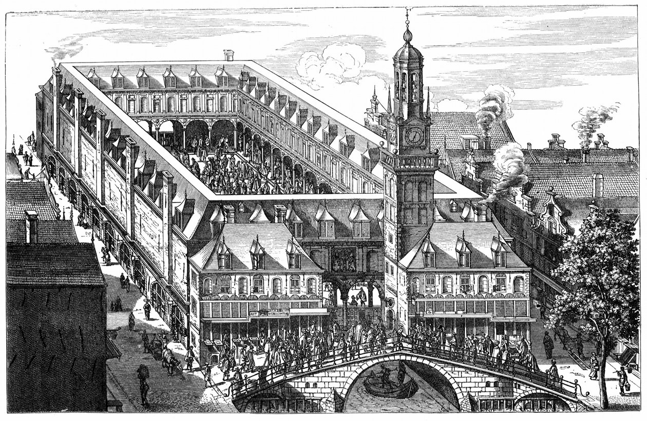 Den gamle børs, Amsterdam af School Dutch