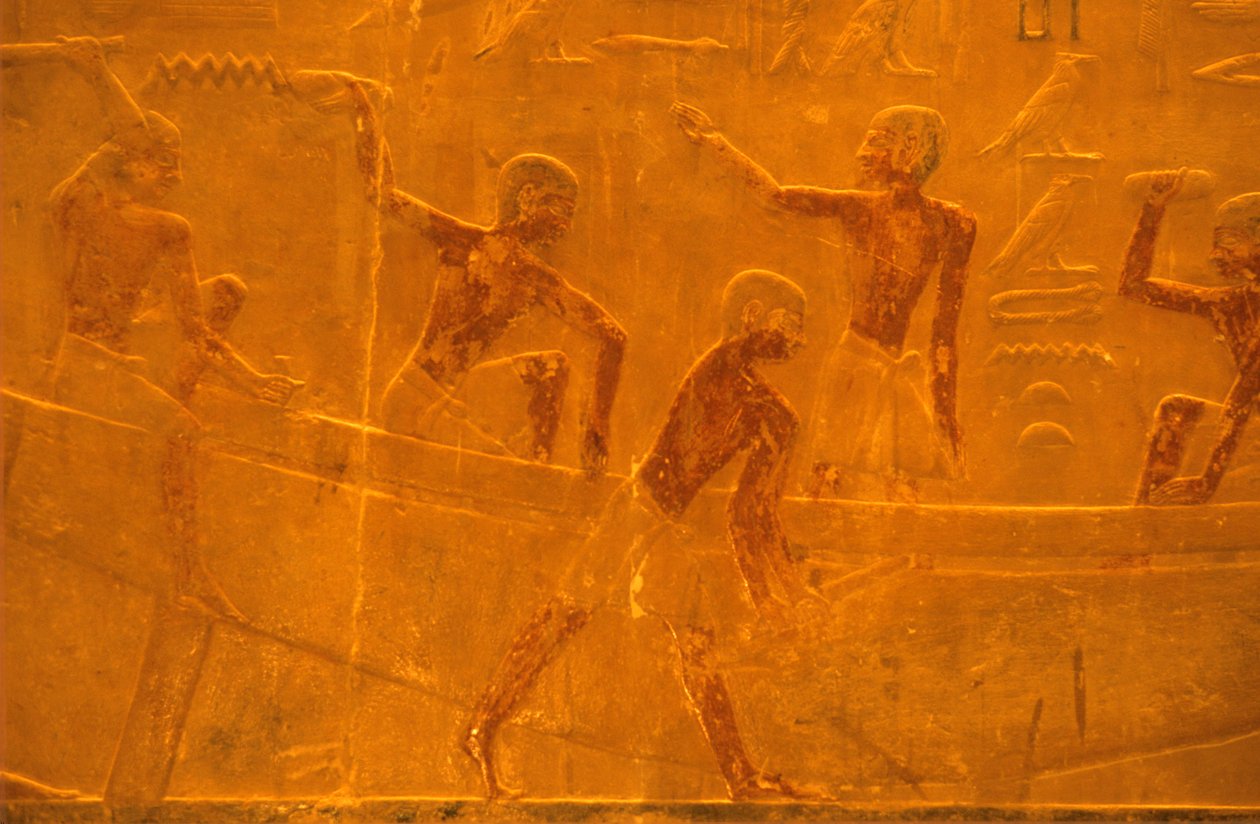 Det gamle Egypten, Vægudskæring/-maleri, Mastaba/Ti