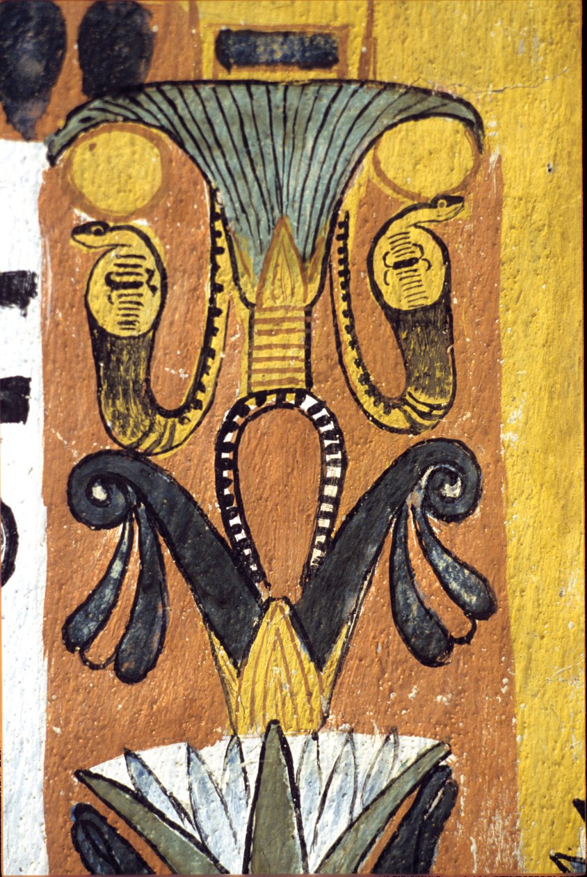 Det gamle Egypten, Vægmaleri Sennedjems grav, Deir el Medina, Theben, Adelsgraven af School Egyptian