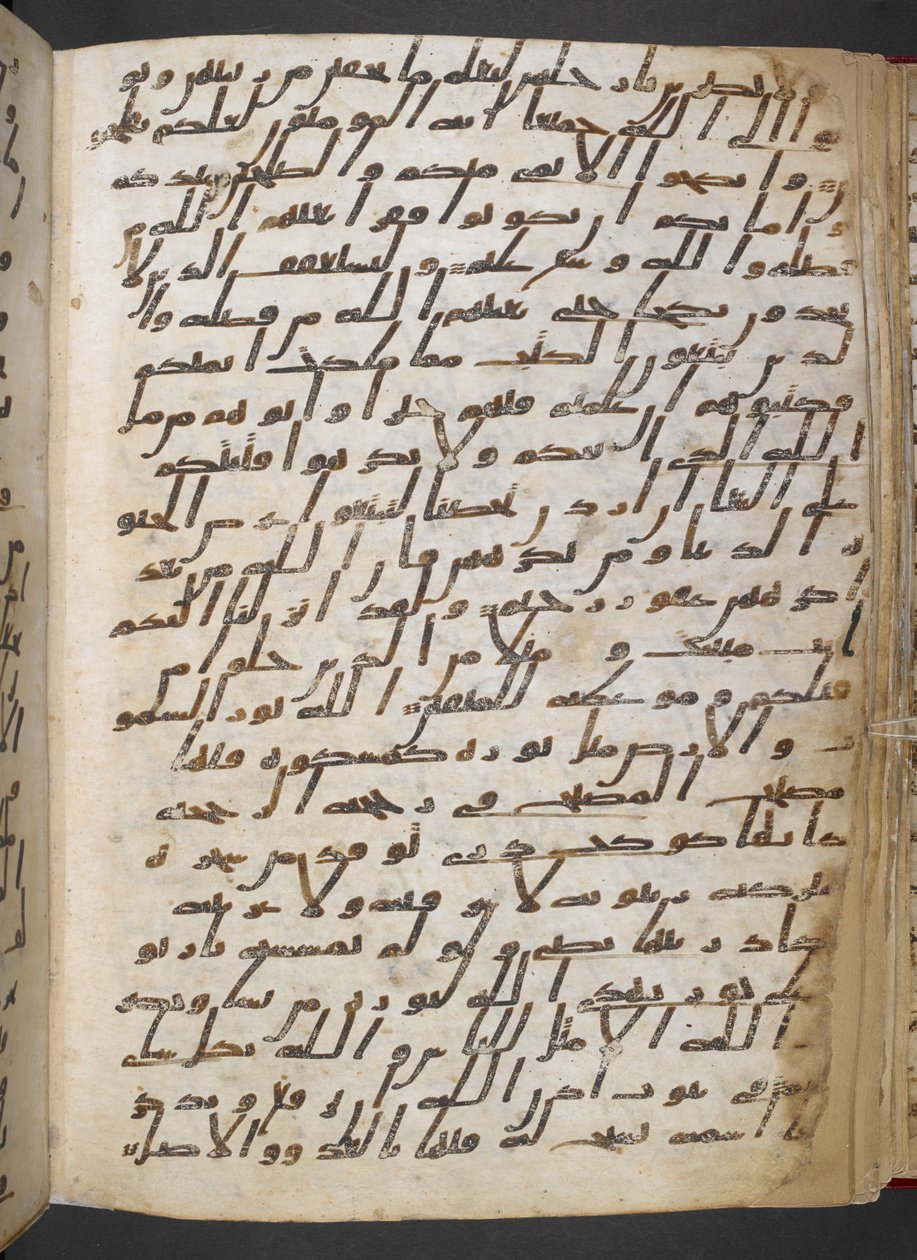 Or 2165 f.67v Koranen (pergament) af School Egyptian