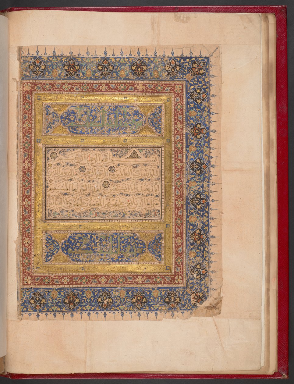 Koranen i mamluk-stil, Egypten af School Egyptian