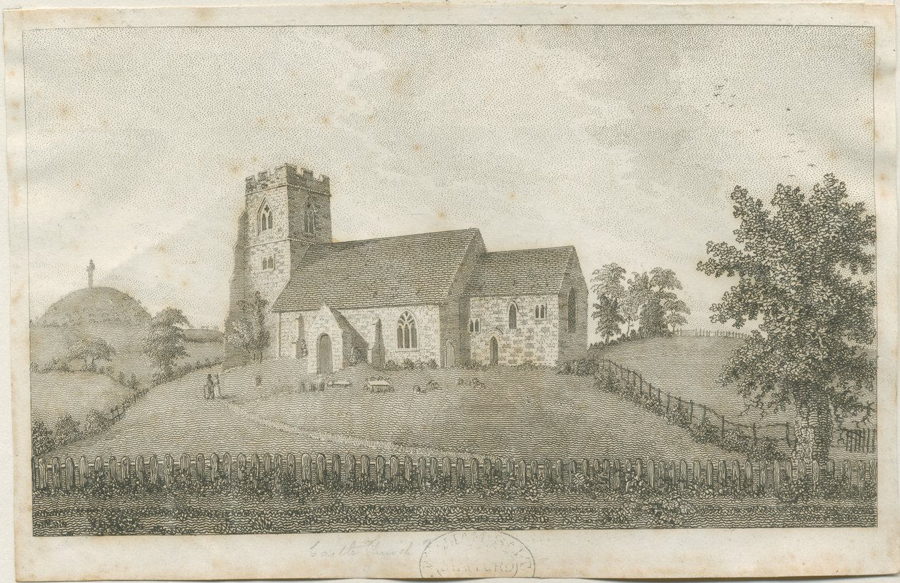 Slotskirken - Kirke: gravering og [?1700-tallet] (tryk) af School English