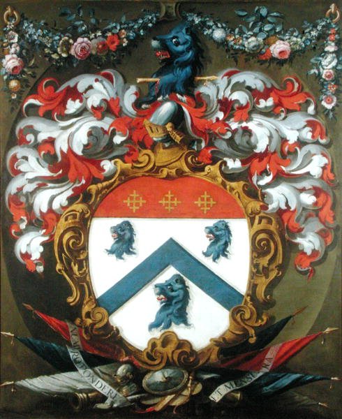 Sir Christopher Wrens våbenskjold (1632-1723) af School English