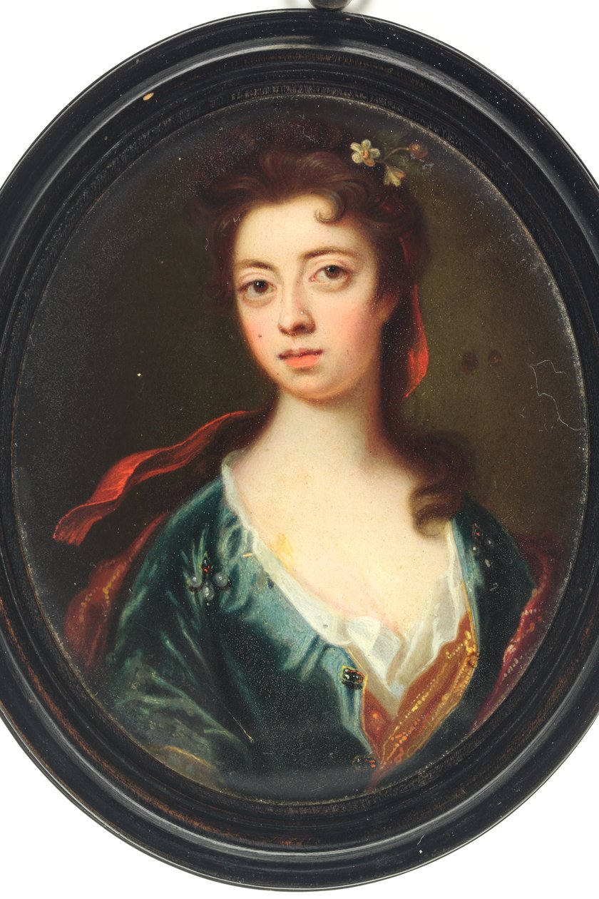 Jane Martha Temple, grevinde af Portland (emalje) af School English