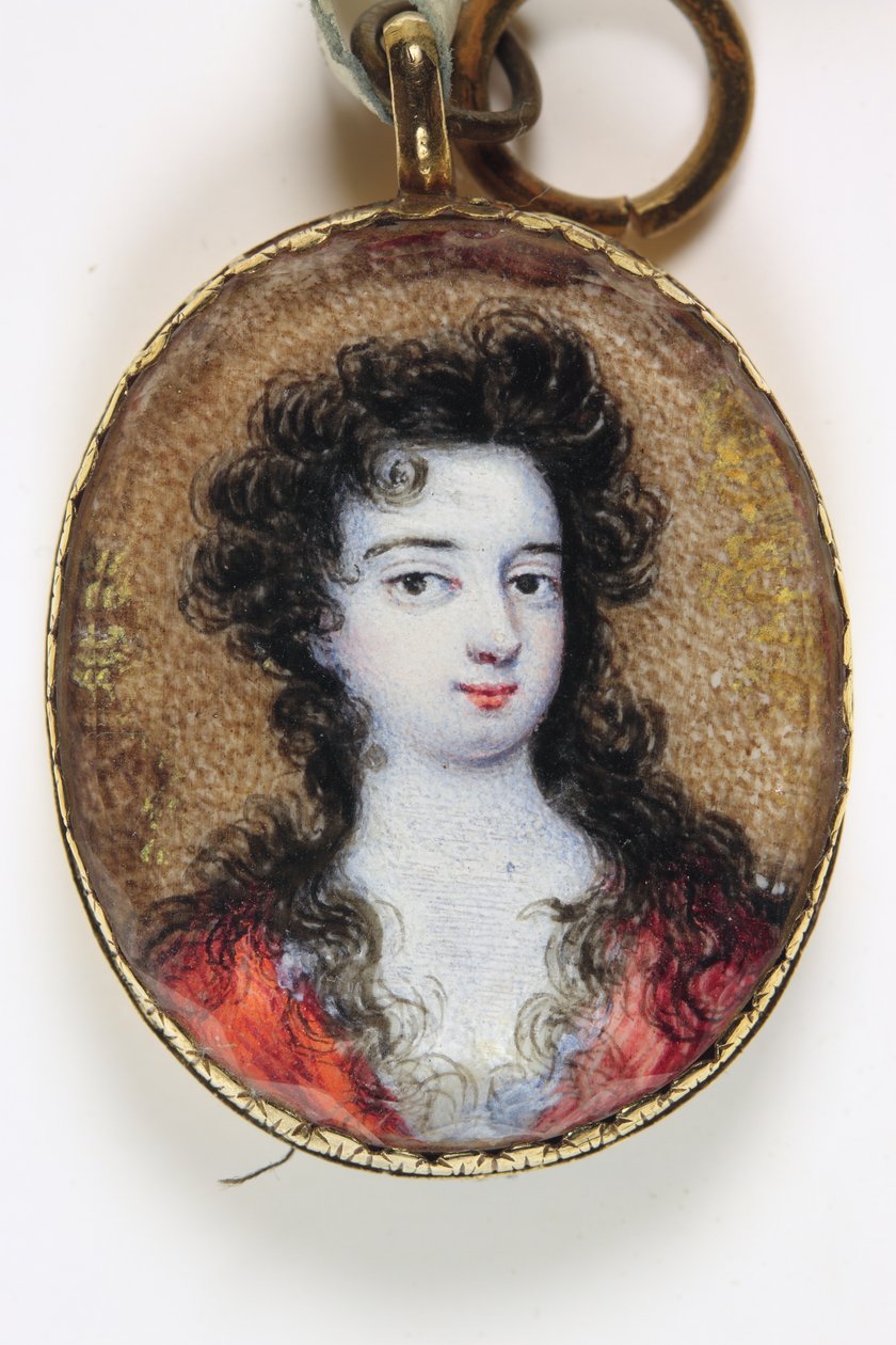 Lady Mary Lennard Eller (sandsynligvis) Lady Anne Lennard i en rød kjole af School English