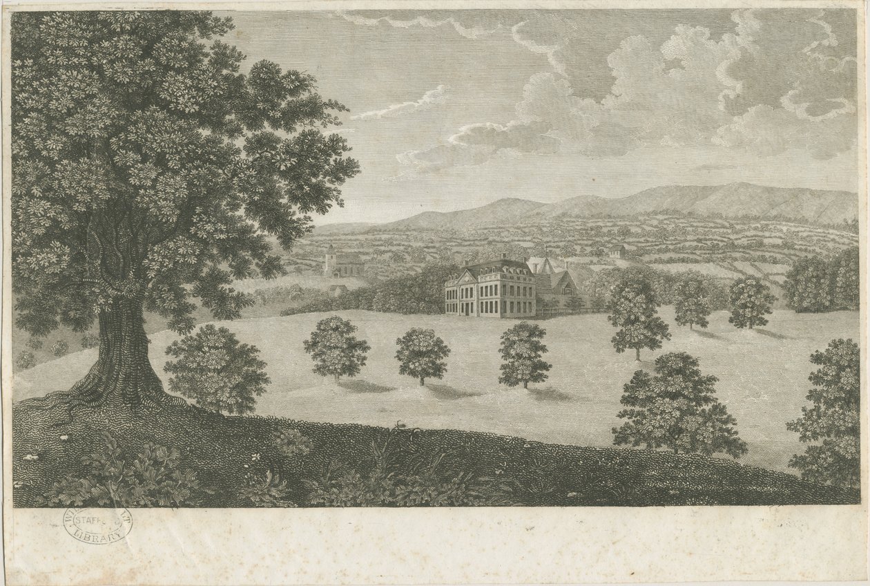 Loxley Park: engraving, nd [1762-1802] (print) af School English