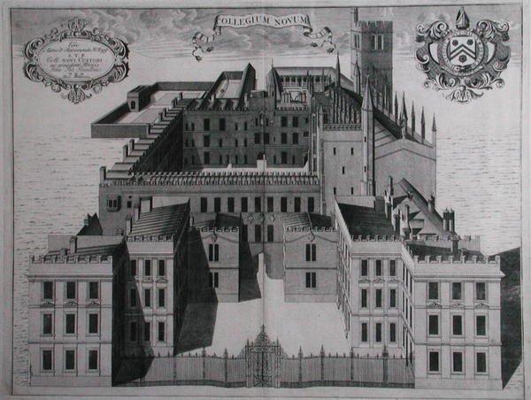 New College, Oxford (gravering) af School English