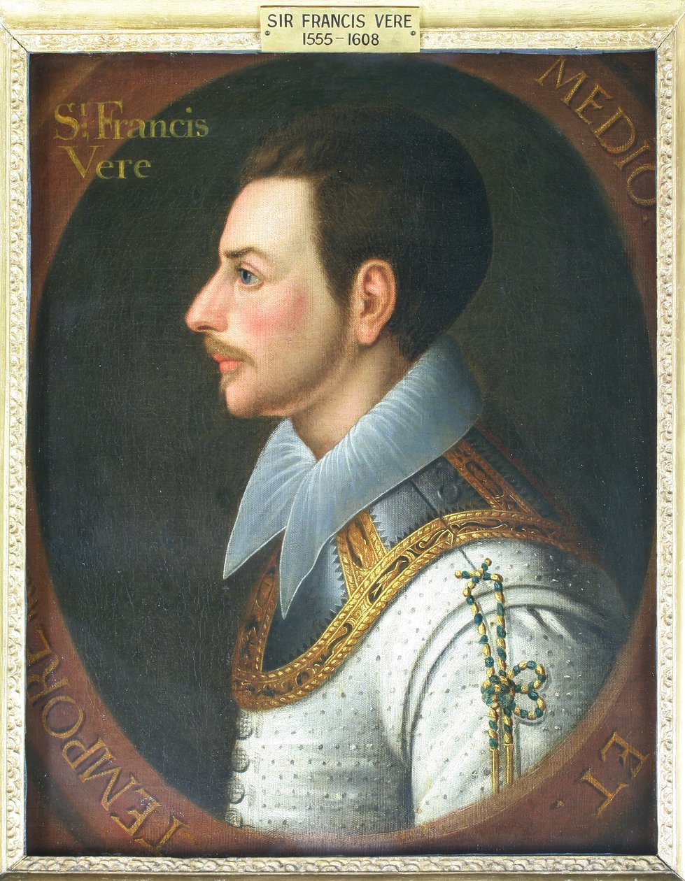 Portræt af Sir Francis Vere af School English
