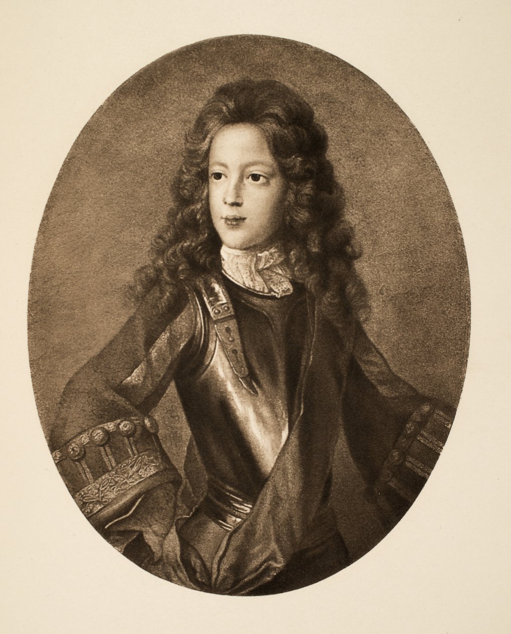 Prins James Francis Edward Stuart, pub. 1902 (collotype) af School English