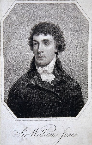 Sir William Jones (gravering) af School English