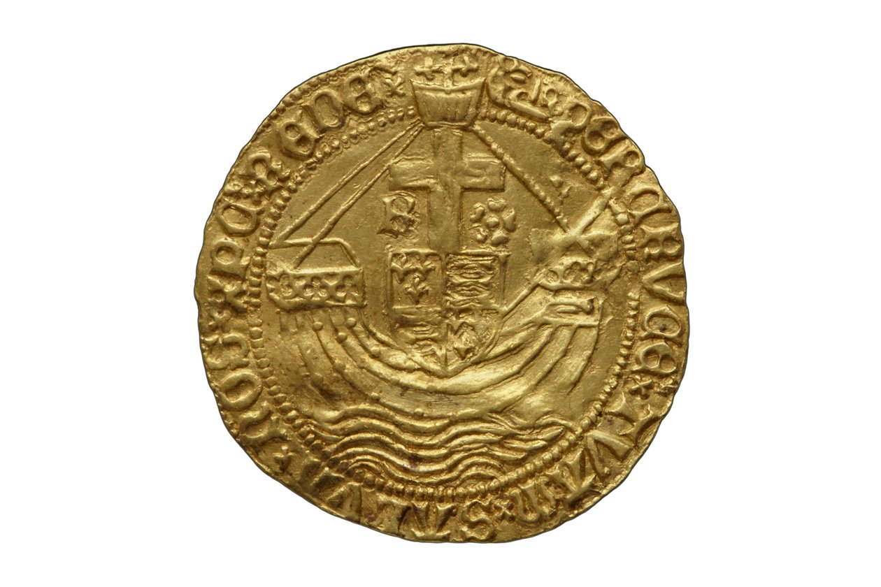 Tudor mønt fra Asthall Hoard af School English