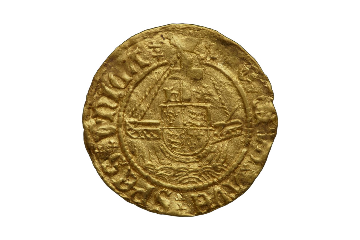 Tudor mønt fra Asthall Hoard af School English