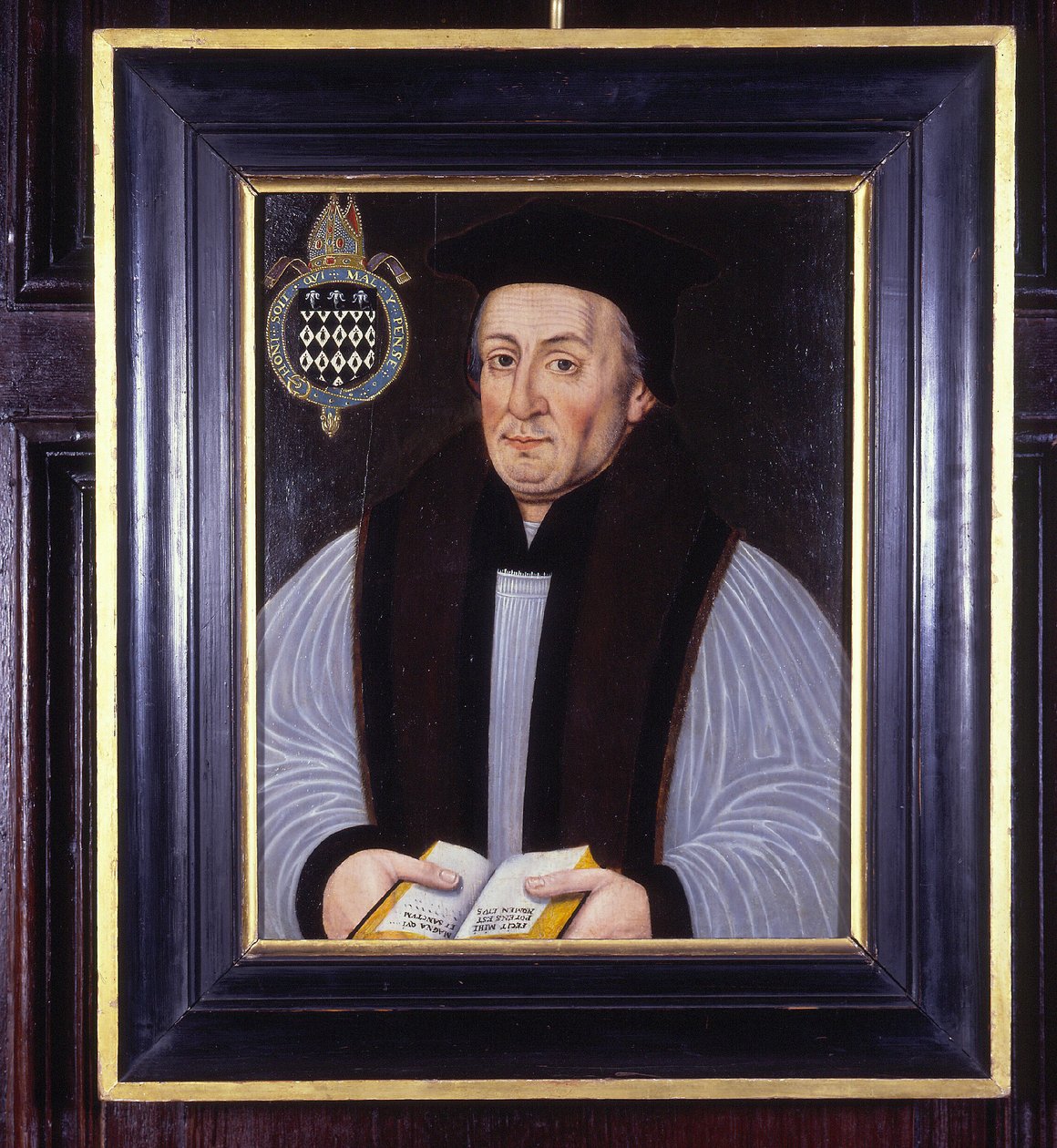 William af Waynflete, biskop af Winchester (olie om bord) af School English