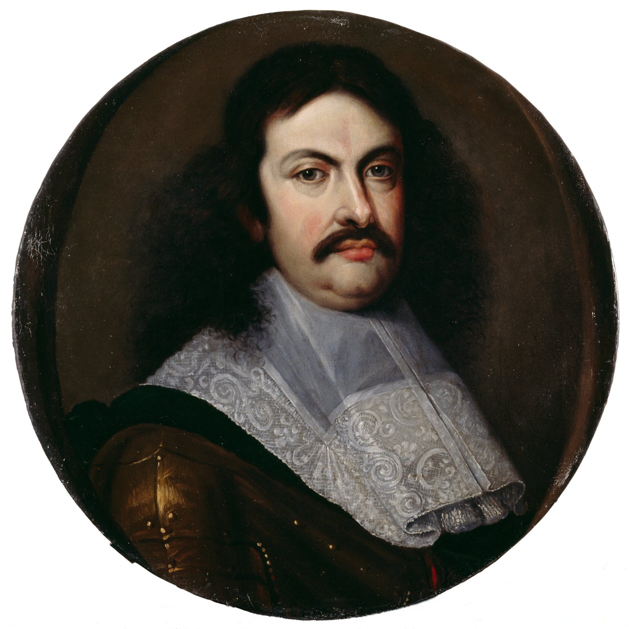 Marquess Accelinis de Gandulphis (olie på lærred) af School European