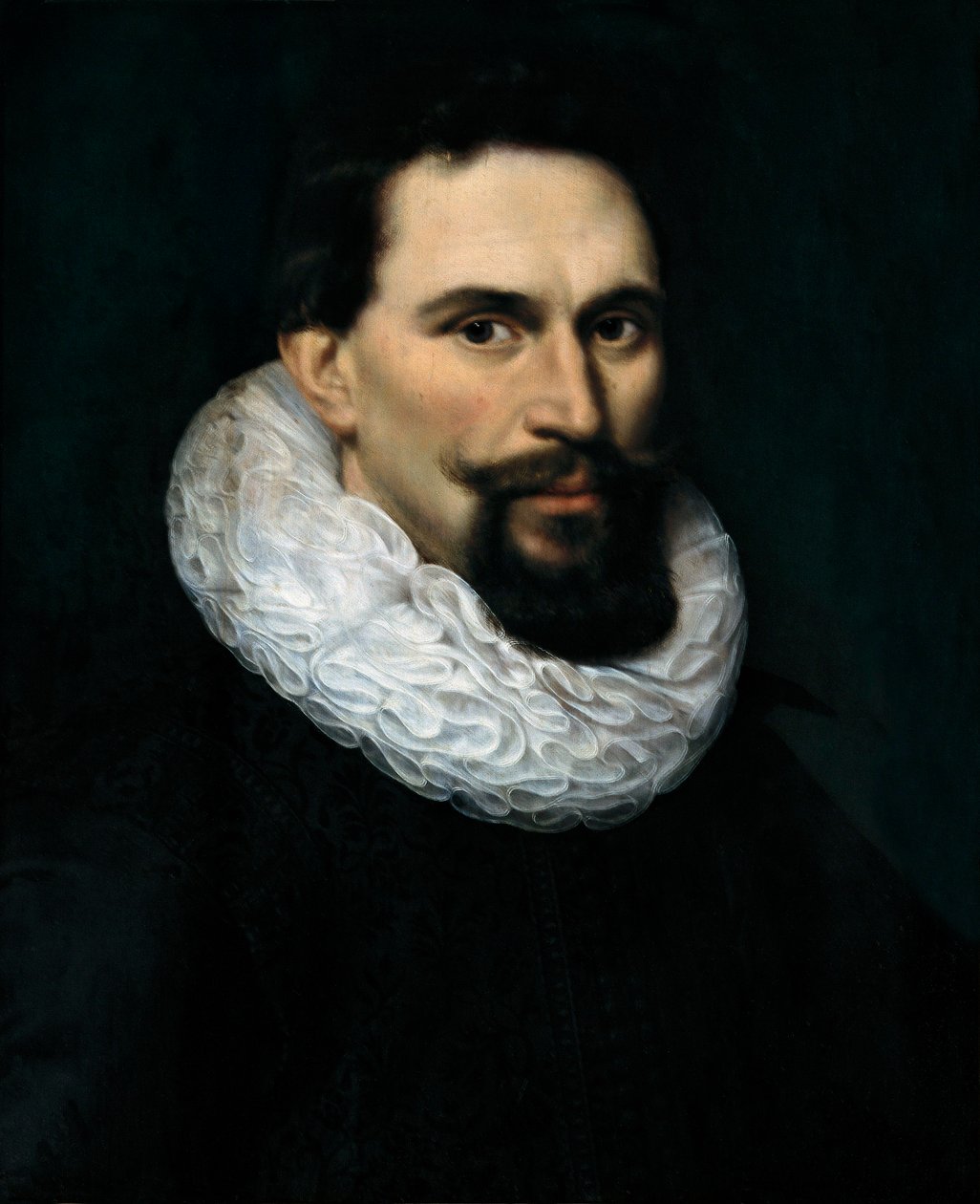 Portræt af Maurice af Nassau (1567-1625), Prins af Orange, greve af Nassau. Anonymt maleri, flamsk skole (olie på lærred) af School Flemish