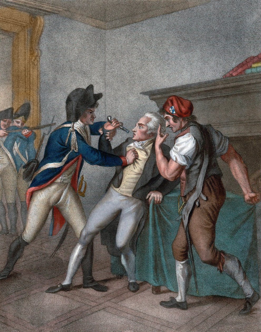 Anholdelse af Maximilien Robespierre, den 27/07/1794 - Anholdelsen af Robespierre - Robespierres anholdelse af School French