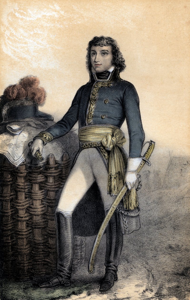 Barthelemy-Catherine Joubert (1769-1799) generelt engelsk - Barthelemy Catherine Joubert (1769-1799) engelsk general - gravering af School French