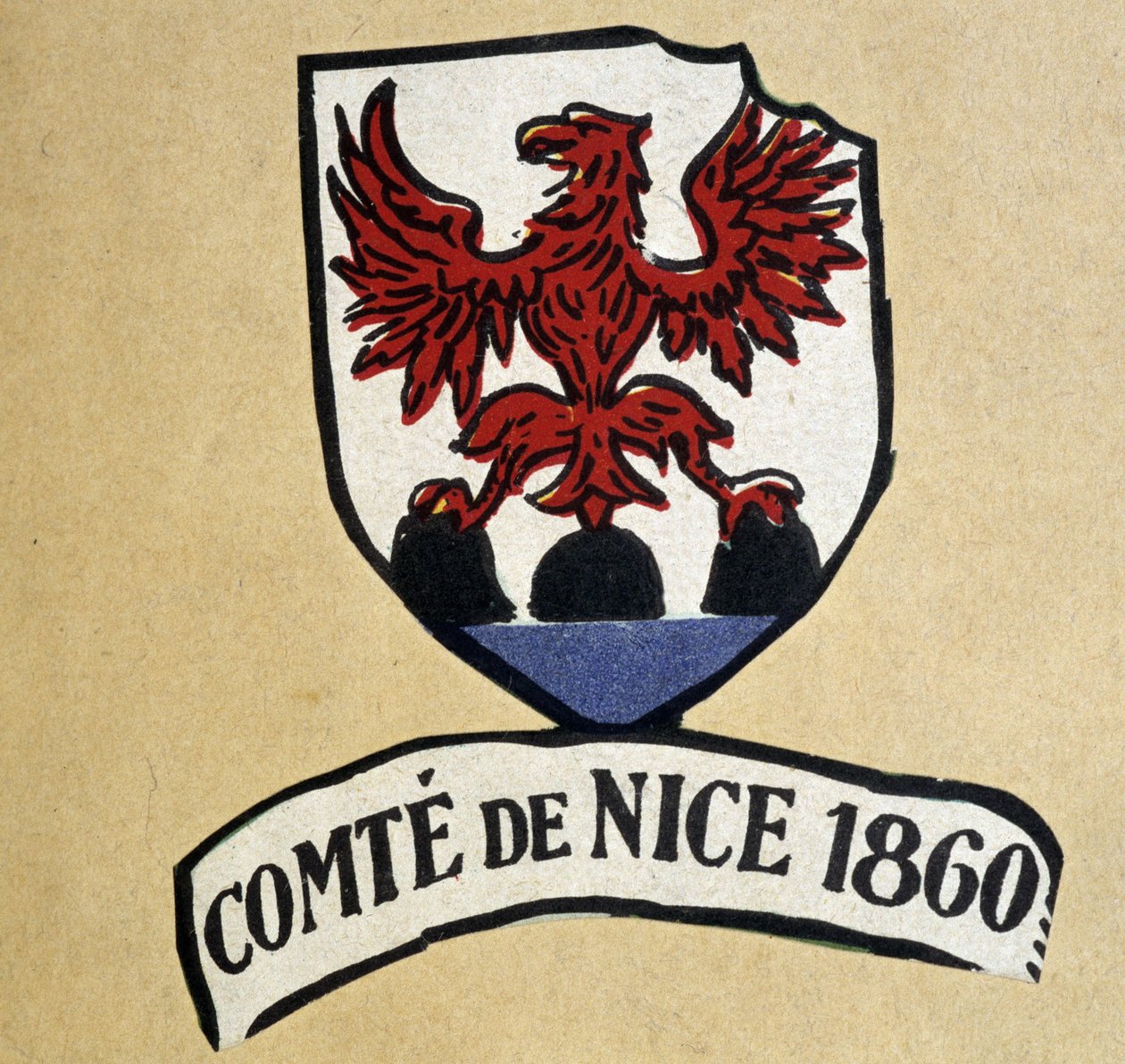 Nices amts våbenskjold af School French