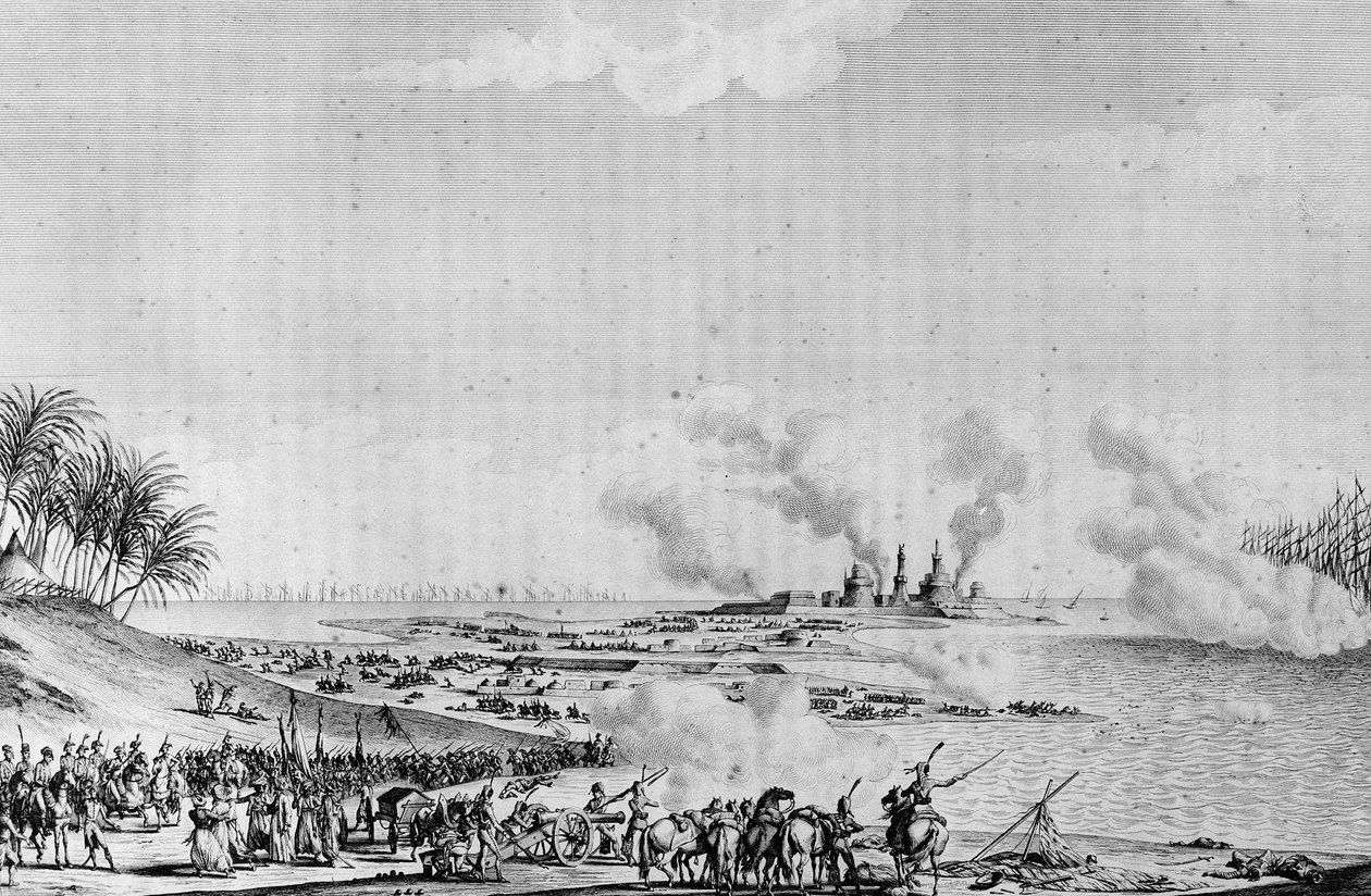 Erobring af Egypten (Kampagne (Ekspedition) af Egypten (1798-1801) ledet af Napoleon Bonaparte (Napoleon I Bonaparte af School French