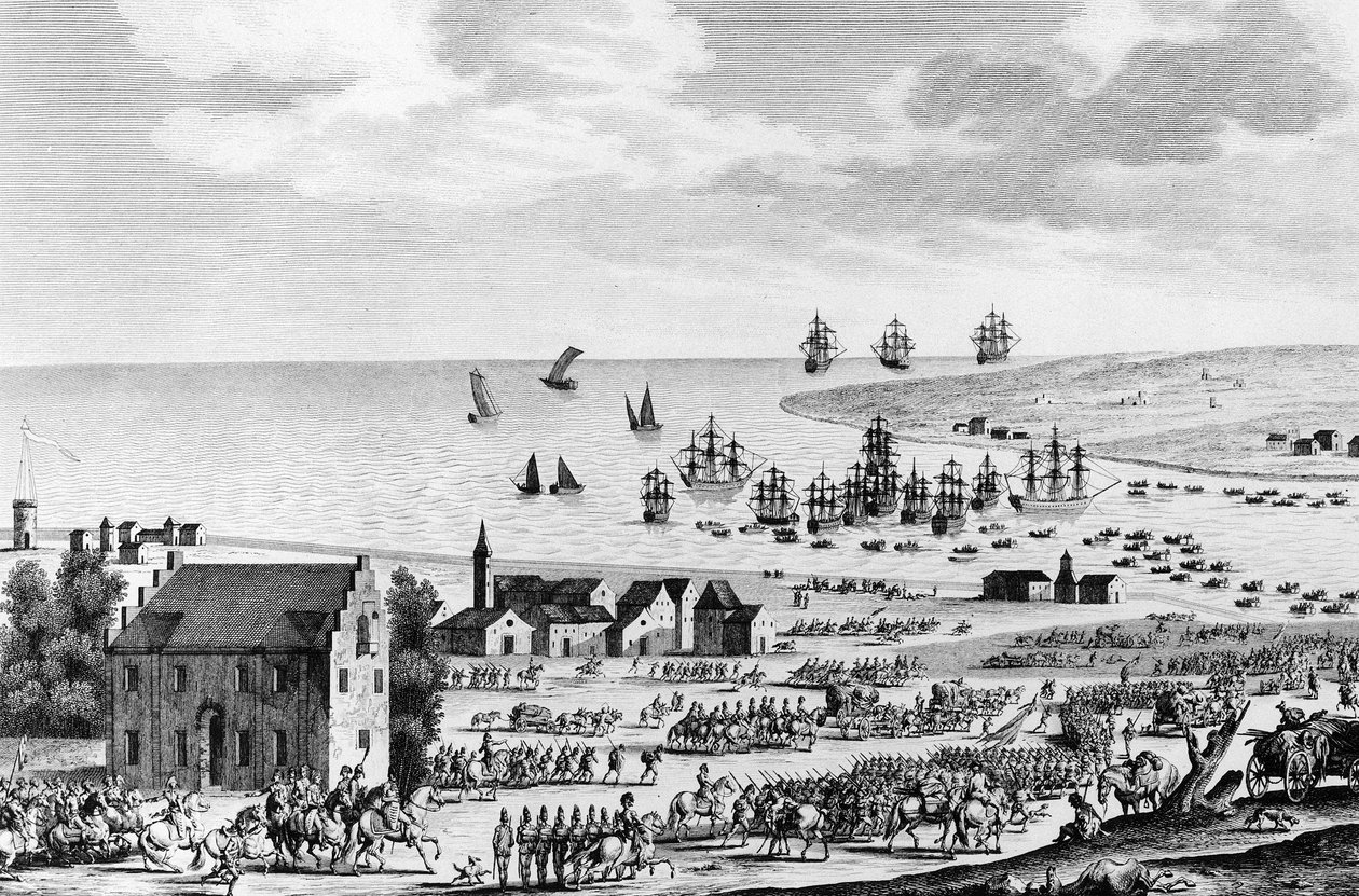 Evakuering af Holland af den russiske Anglo og overgivelse af hertugen af York den 10. tåge An VIII (1. november af School French