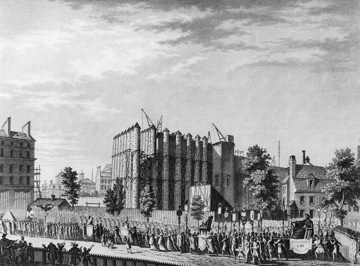 Franske revolution: Pompe funebre til ære for Jacques Guillaume Simonneau (eller Simoneau af School French