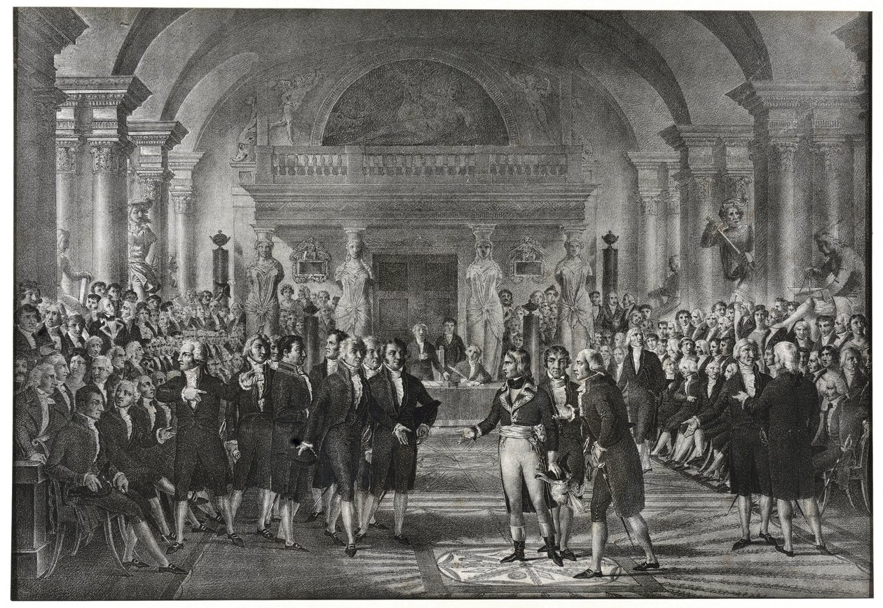 General Bonaparte valgte den 25. december 1797 til sektionen for mekanisk kunst i videnskabssektionen for at erstatte Lazare Carnot ved Videnskabsakademiet i Paris af School French