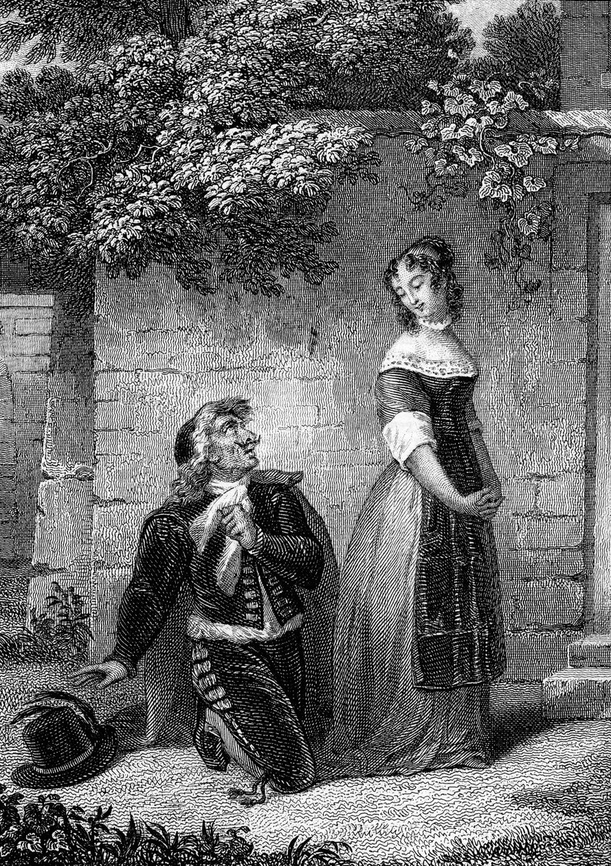 Skolen for kvinder gravering fra "" værker" af Jean-Baptiste Poquelin dit Moliere (Jean Baptiste Poquelin af School French