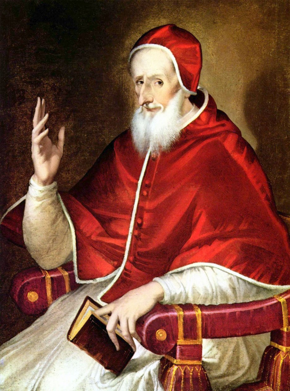 Pave Pius V (Antonio Michele Ghislieri) pave fra 1566 til 1572 af School French