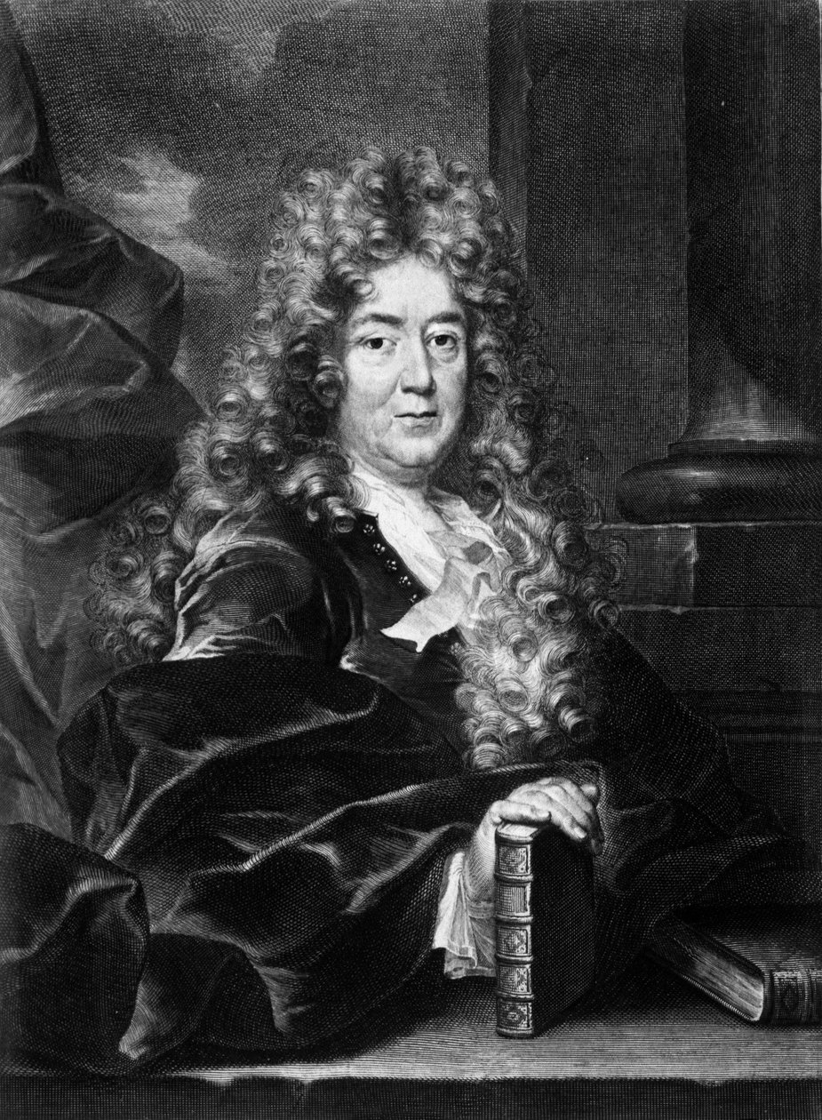 Portræt af Charles Perrault af School French