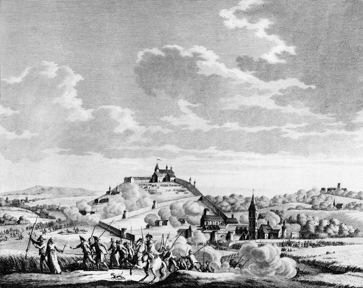 Den franske revolutions krig og antirevolutionære bevægelser: Vendekrigen. Belejring i slaget ved Granville den 14. november af School French