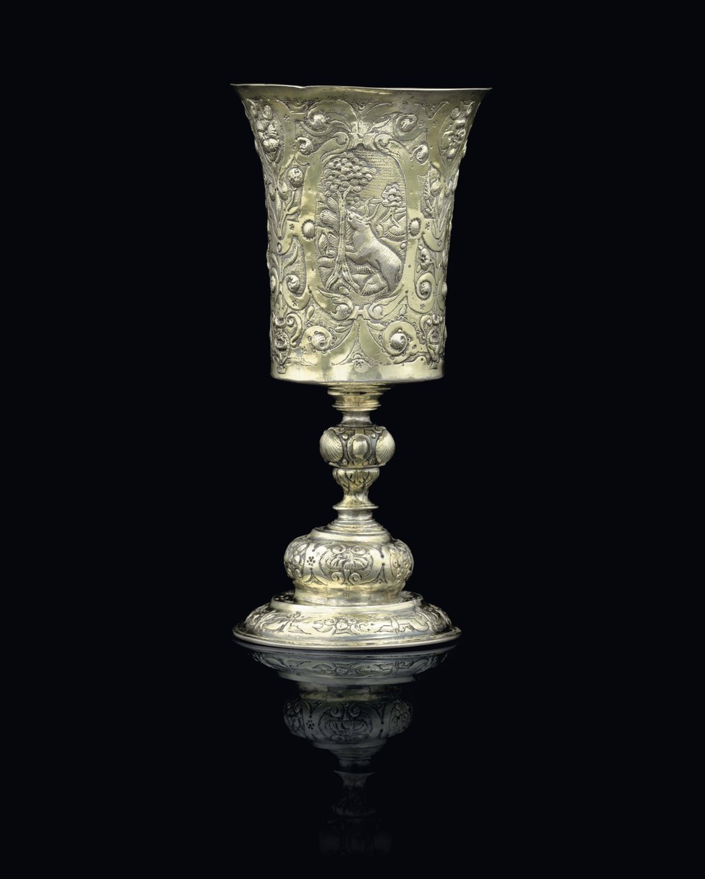 Pokal, ca. 1600 (forgyldt sølv) af School Hungarian