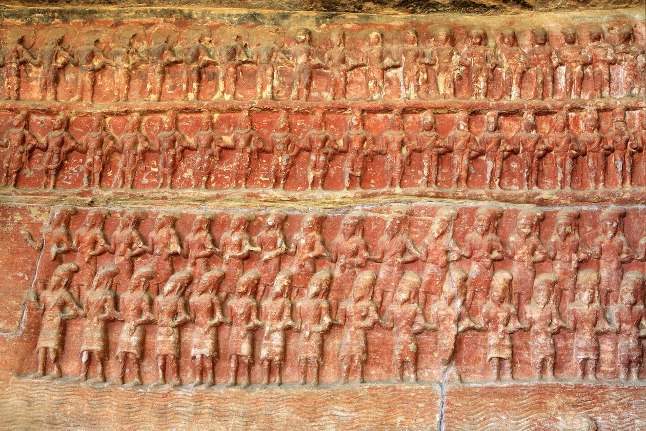 Detalje, Vishnu som Varaha Avatar (foto) af School Indian