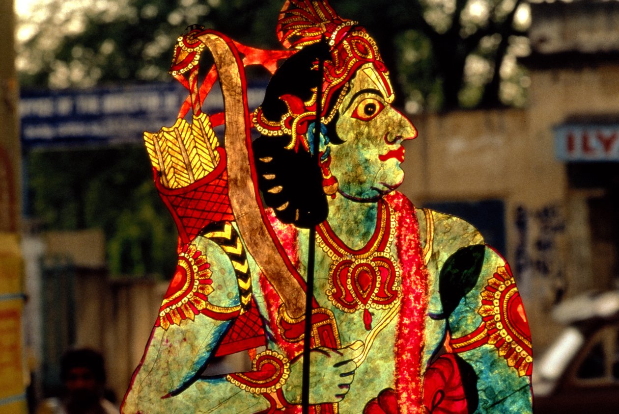 Figur af guden Rama af School Indian